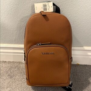 Michael Kors Tan Leather Men's Belt Bag